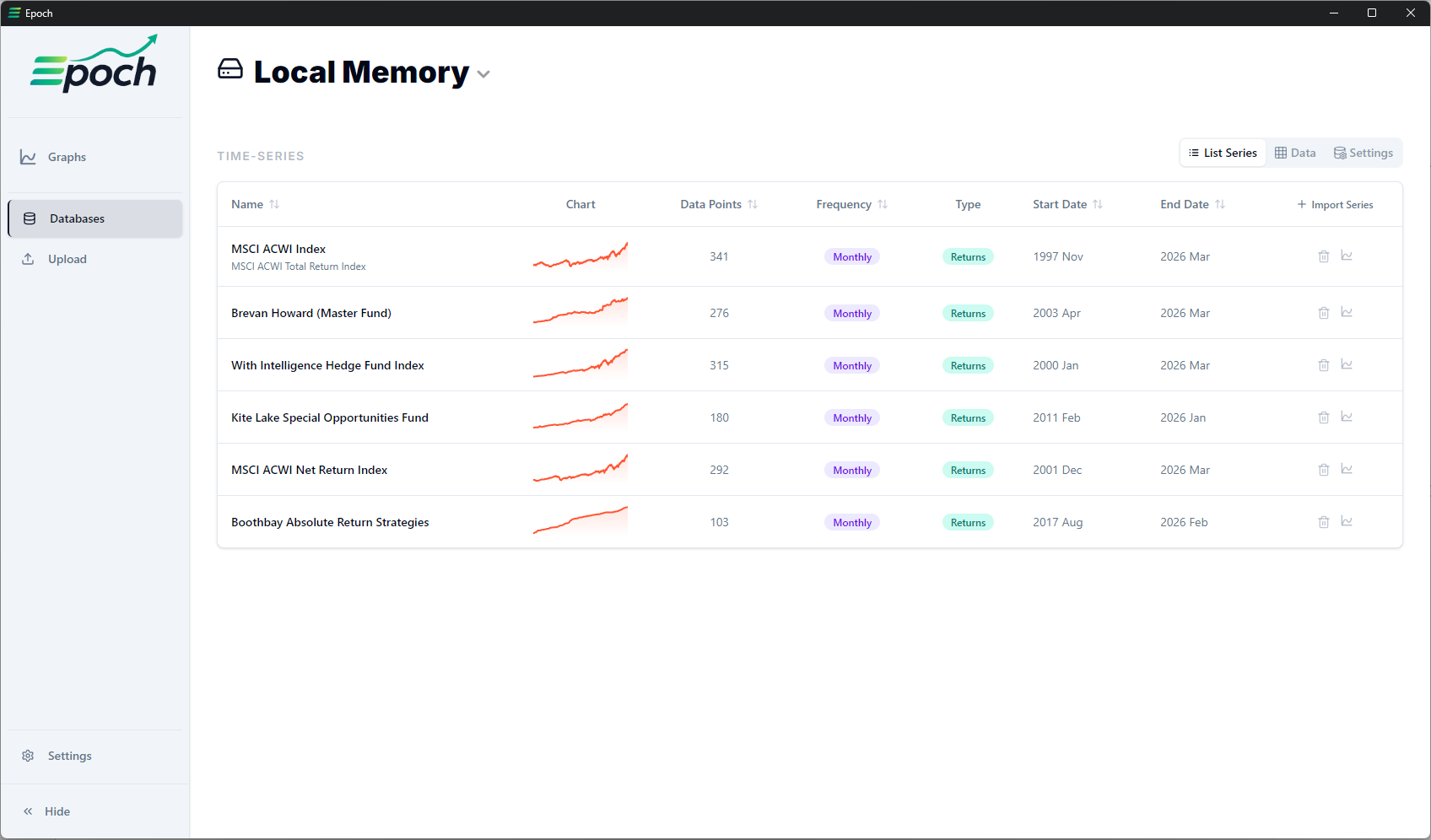 Database browser